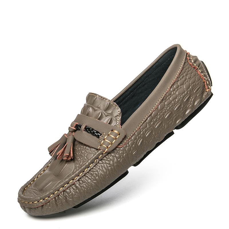 Мужские мокасины с крокодиловым узором, повседневная мужская обувь для вождения, качественная кожаная обувь для лодок, брендовые мужские мокасины, мокасины Zapatos De 38
Мужские мокасины с крокодиловым узором, повседневная мужская обувь для вождения, качественная кожаная обувь для лодок, брендовые мужские мокасины, мокасины Zapatos De 38