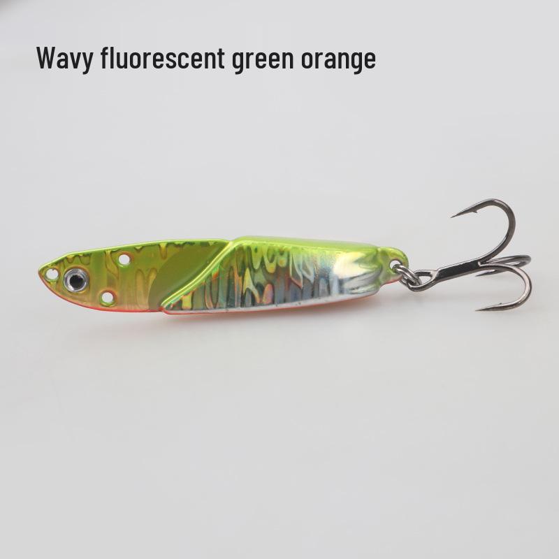 Zinc Alloy Long Cast Iron Plate Lure with Reinforced Treble Hook for Bass, Mandarin Fish, and Perch 5g
Zinc Alloy Long Cast Iron Plate Lure with Reinforced Treble Hook for Bass, Mandarin Fish, and Perch 5g
