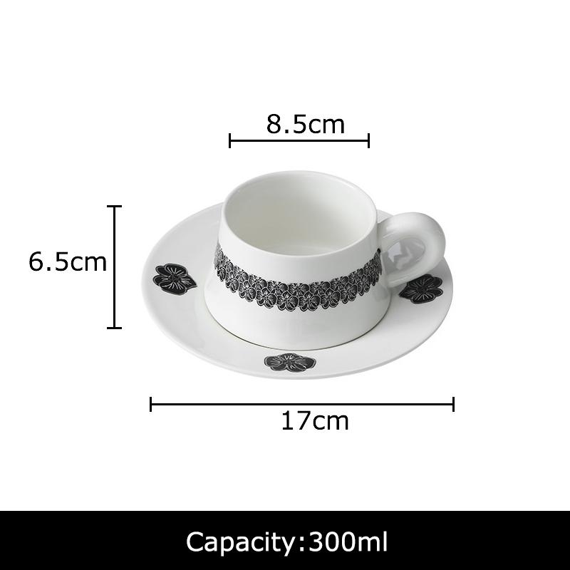 Black Flower Pattern Porcelain Cup&saucer Flower Pattern Coffee Mug Tableware Dining Table Afternoon Tea Teacup Fruits Juice Cup 300ml белый
Black Flower Pattern Porcelain Cup&saucer Flower Pattern Coffee Mug Tableware Dining Table Afternoon Tea Teacup Fruits Juice Cup 300ml белый