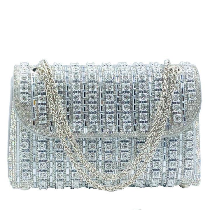 Boutique De FGG Sparkly Rhinestone Clutch Purse for Women Formal Evening Bags Party Dinner Crystal Clutch Bag Chain Shoulder Bag Mini Purse
Boutique De FGG Sparkly Rhinestone Clutch Purse for Women Formal Evening Bags Party Dinner Crystal Clutch Bag Chain Shoulder Bag Mini Purse