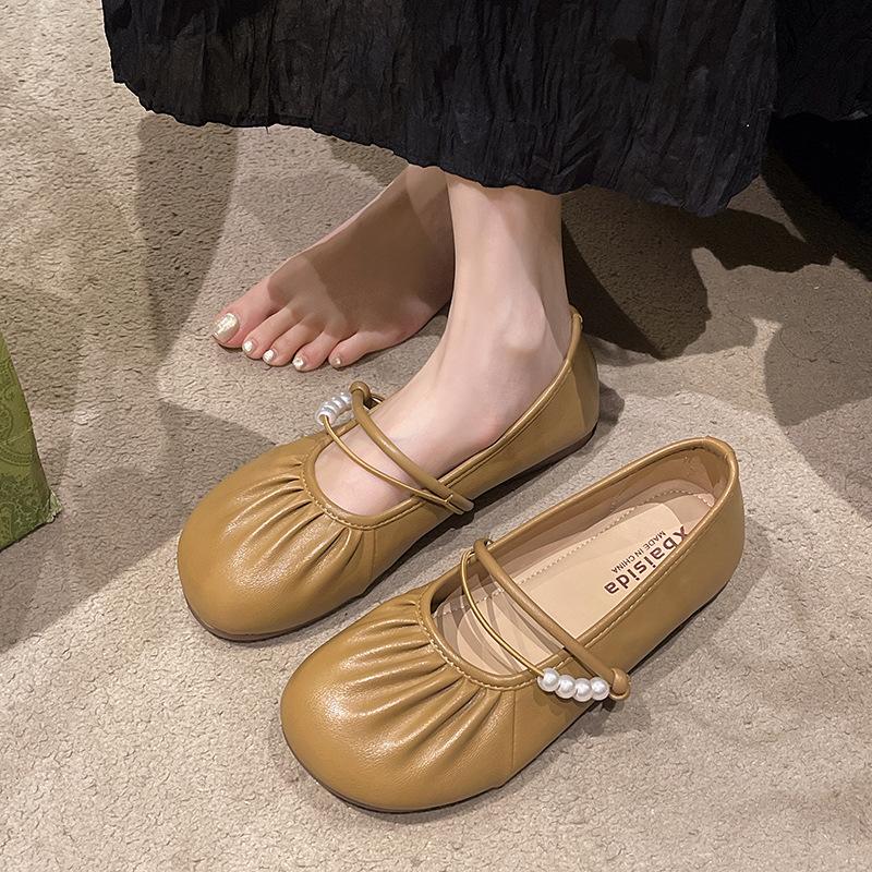 Женские весенние туфли Мэри Джейн с мелким вырезом, одинарные, с круглым носком, с ремешком на пряжке, плиссированные, темпераментные, в стиле ретро 40 хаки
Женские весенние туфли Мэри Джейн с мелким вырезом, одинарные, с круглым носком, с ремешком на пряжке, плиссированные, темпераментные, в стиле ретро 40 хаки