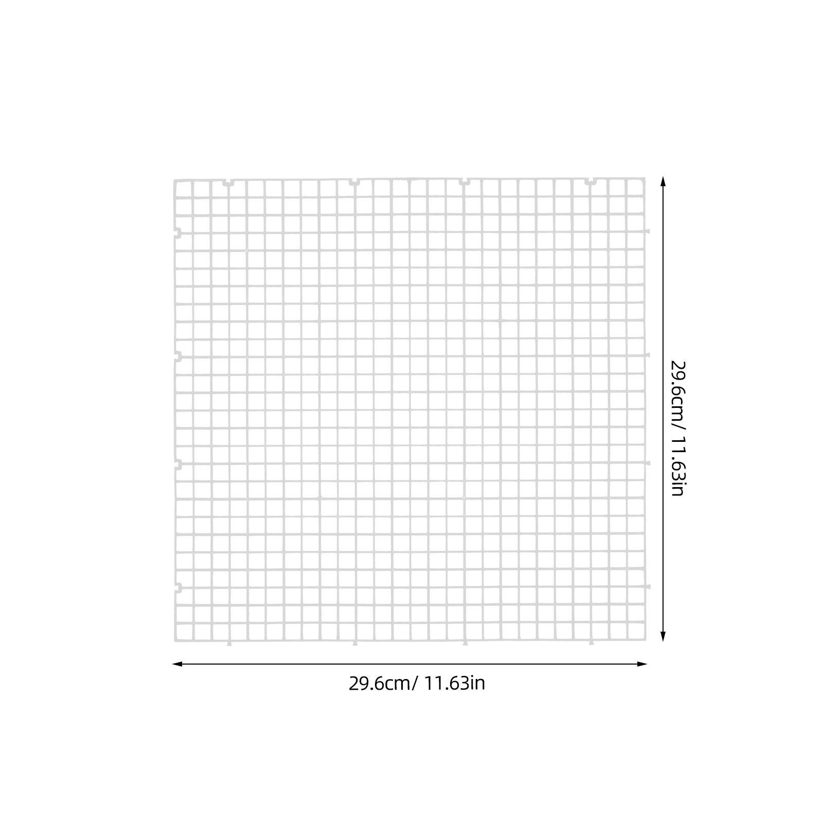 8pcs 30x30cm Aquarium Bottom Filter Mesh Partition Dividers Grid Filter Plate Fish Tank Bottom Isolation Board, 0.39 Inch Hole
8pcs 30x30cm Aquarium Bottom Filter Mesh Partition Dividers Grid Filter Plate Fish Tank Bottom Isolation Board, 0.39 Inch Hole