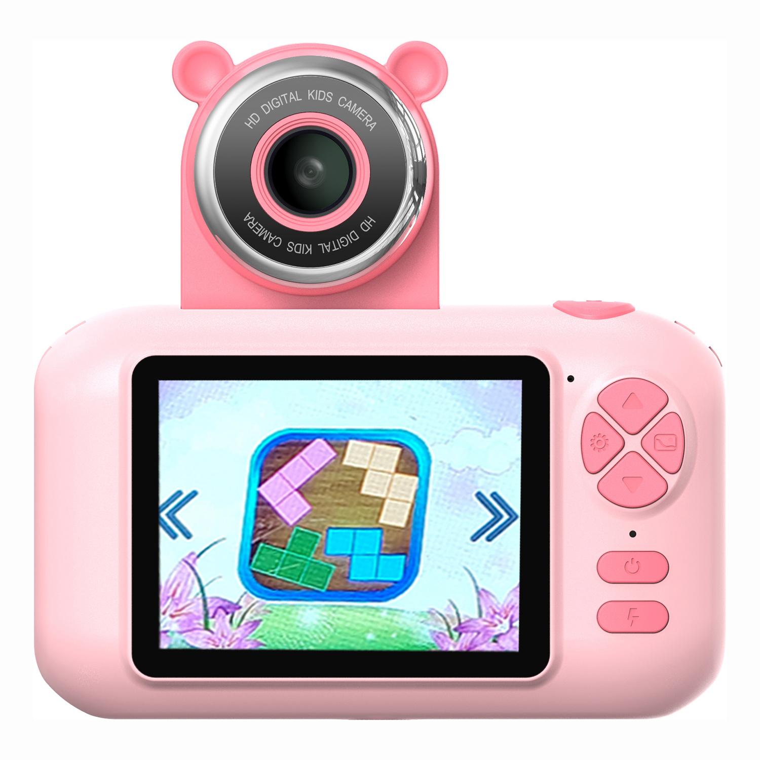 F79 2.4 Inch HD Kids Camera Flip Lens Smart Focus Digital Camera Camcorder (Without Tripod) Pink
F79 2.4 Inch HD Kids Camera Flip Lens Smart Focus Digital Camera Camcorder (Without Tripod) Pink