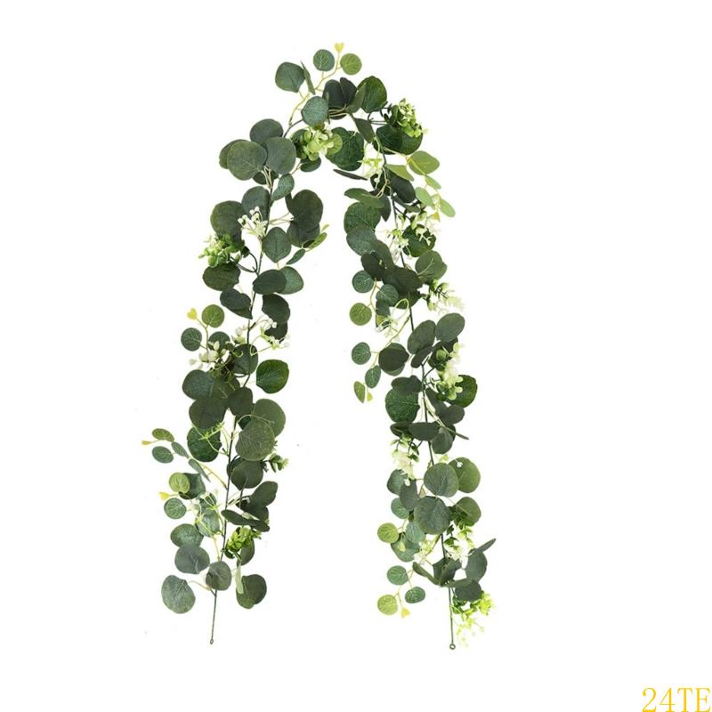 24TE Realistic 180cm Eucalyptuses Vine Adornment With 60 Blooms For Event Styling
24TE Realistic 180cm Eucalyptuses Vine Adornment With 60 Blooms For Event Styling