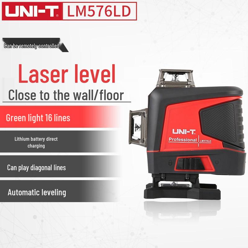 UNI-T LM576LD 3D Laser Level, 12-Line High Precision Wall Sticker Level
UNI-T LM576LD 3D Laser Level, 12-Line High Precision Wall Sticker Level