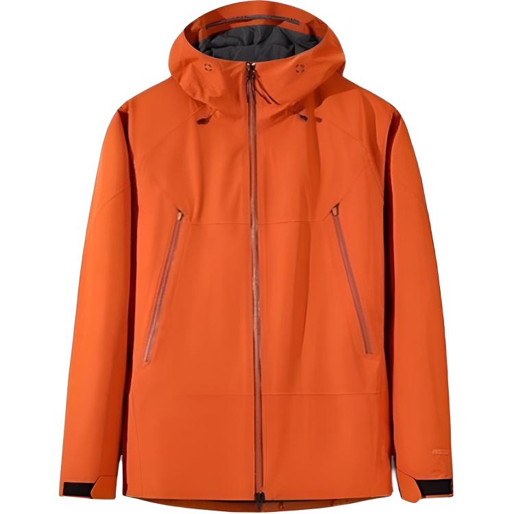 Anta Спортивная куртка из уличной серии с капюшоном на молнии, однотонная, водонепроницаемая, мужская куртка 152440616-5 XL