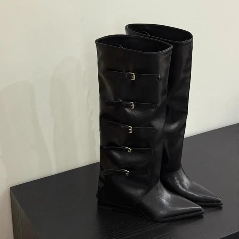 Дизайнерская женская обувь, длинные сапоги, сексуальные высокие каблуки, модные сапоги до колена, зимние туфли-лодочки 2025, ботинки челси, новый тренд, готические женские ботинки 35 чёрный
Дизайнерская женская обувь, длинные сапоги, сексуальные высокие каблуки, модные сапоги до колена, зимние туфли-лодочки 2025, ботинки челси, новый тренд, готические женские ботинки 35 чёрный