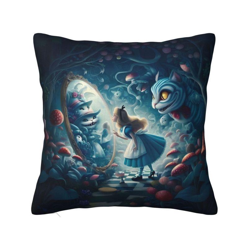 Custom Disney Alice In Wonderland Cushion Covers Funny Cheshires Cat Velvet Luxury Pillow Decoration Salon 12x12Inch
Custom Disney Alice In Wonderland Cushion Covers Funny Cheshires Cat Velvet Luxury Pillow Decoration Salon 12x12Inch