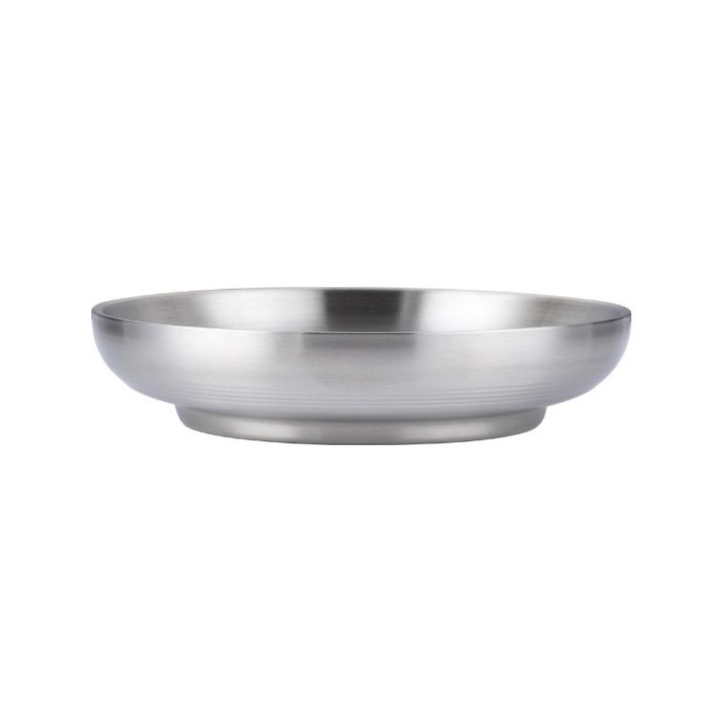 Double Layer 304 Stainless Steel Dishes Anti Scalding Steak Plate Durable Fruit Pan Restaurant 22 cm/8.66 in
Double Layer 304 Stainless Steel Dishes Anti Scalding Steak Plate Durable Fruit Pan Restaurant 22 cm/8.66 in