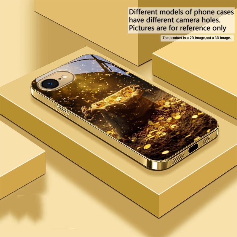 Dark burlap money bag For IPhone 17Pro Max 16 17 Pro oMax 15 Pro 14 13 Plus 12Mini 11ProMax XR 16E Air Golden glass phone case iPhone Air
Dark burlap money bag For IPhone 17Pro Max 16 17 Pro oMax 15 Pro 14 13 Plus 12Mini 11ProMax XR 16E Air Golden glass phone case iPhone Air