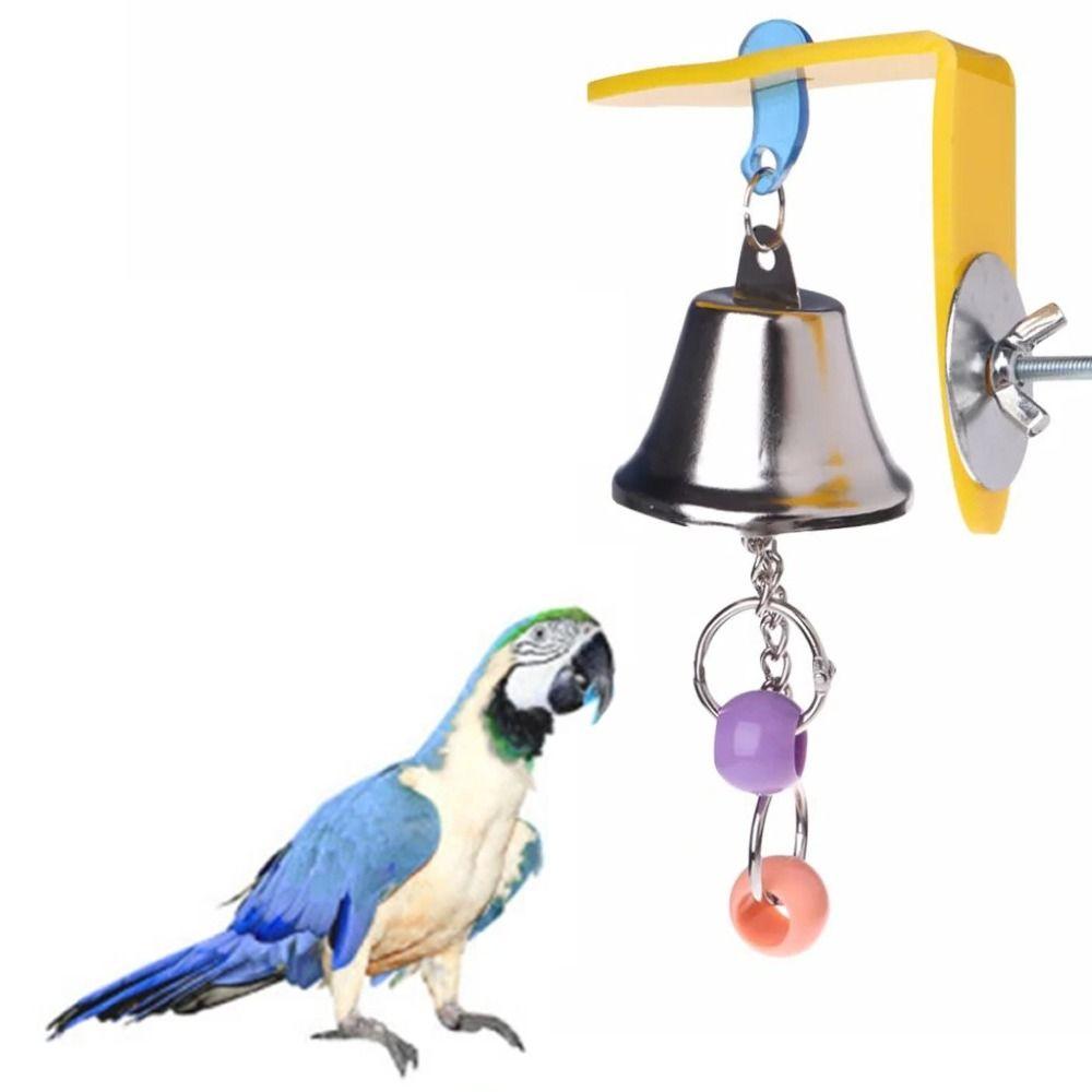 Hanging Parrot Bell Toys Colorful Bird Chew Toy Parakeet Beads Play Toy for Parakeet Parrots
Hanging Parrot Bell Toys Colorful Bird Chew Toy Parakeet Beads Play Toy for Parakeet Parrots