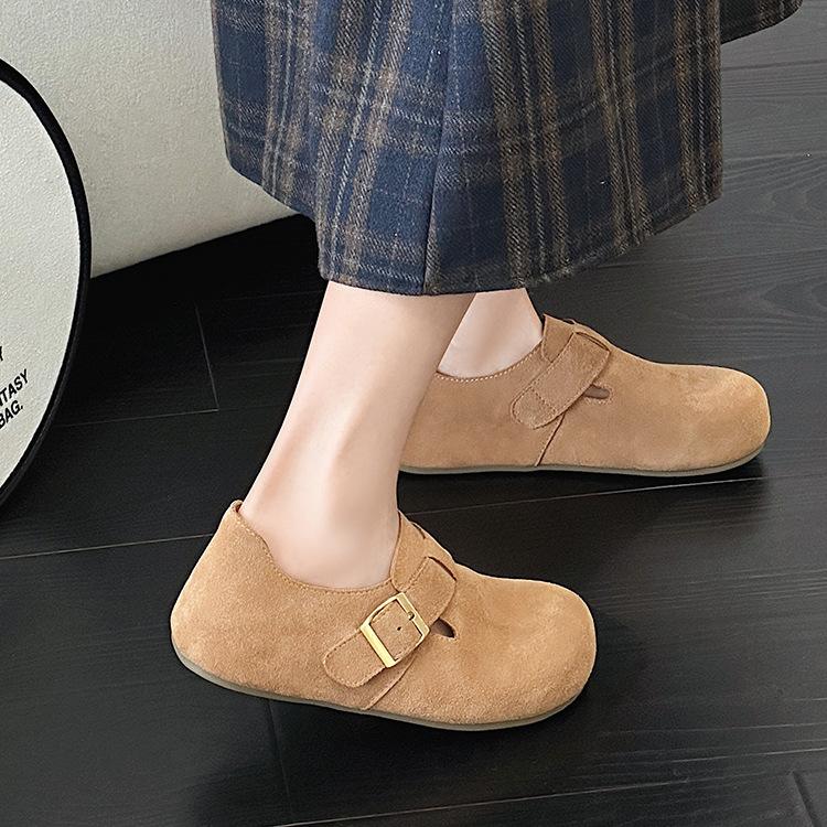 Cowhide one-pedal shoes women s new versatile soft-soled soft-sided buckle frosted beanie shoes flat-soled women s shoes 40 бежевий
Cowhide one-pedal shoes women s new versatile soft-soled soft-sided buckle frosted beanie shoes flat-soled women s shoes 40 бежевий