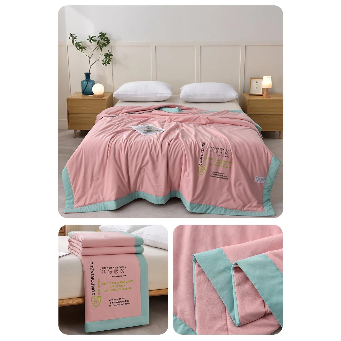 YanYangTian Solid Summer Quilt Lightweight Air Conditioning Blanket Double Single Bed Sofa Cover Breathable Bedding 110x150cm&Just Quilt No Pillow
YanYangTian Solid Summer Quilt Lightweight Air Conditioning Blanket Double Single Bed Sofa Cover Breathable Bedding 110x150cm&Just Quilt No Pillow