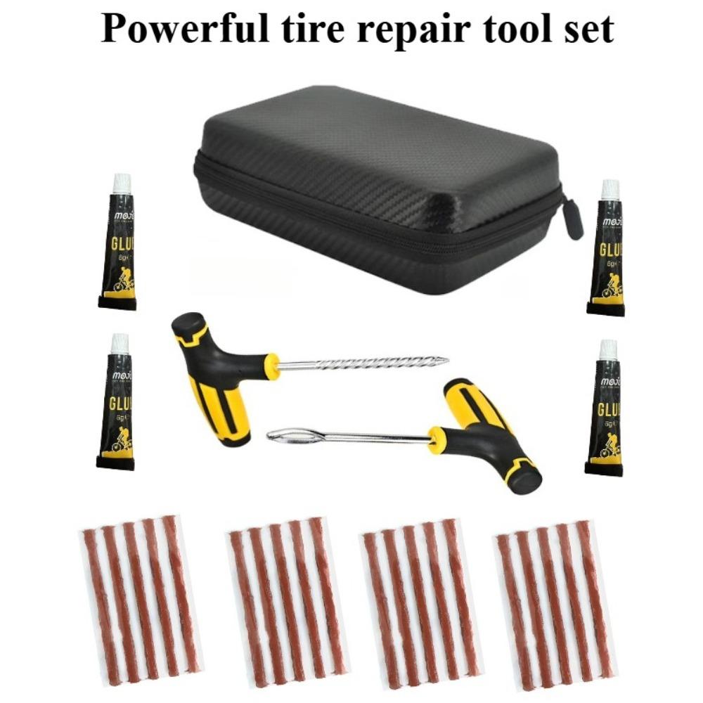 Powerful Glue Tire Repair Tool Set - Quick Car/Bike Tire Patch Kit, Easy to Use
Powerful Glue Tire Repair Tool Set - Quick Car/Bike Tire Patch Kit, Easy to Use