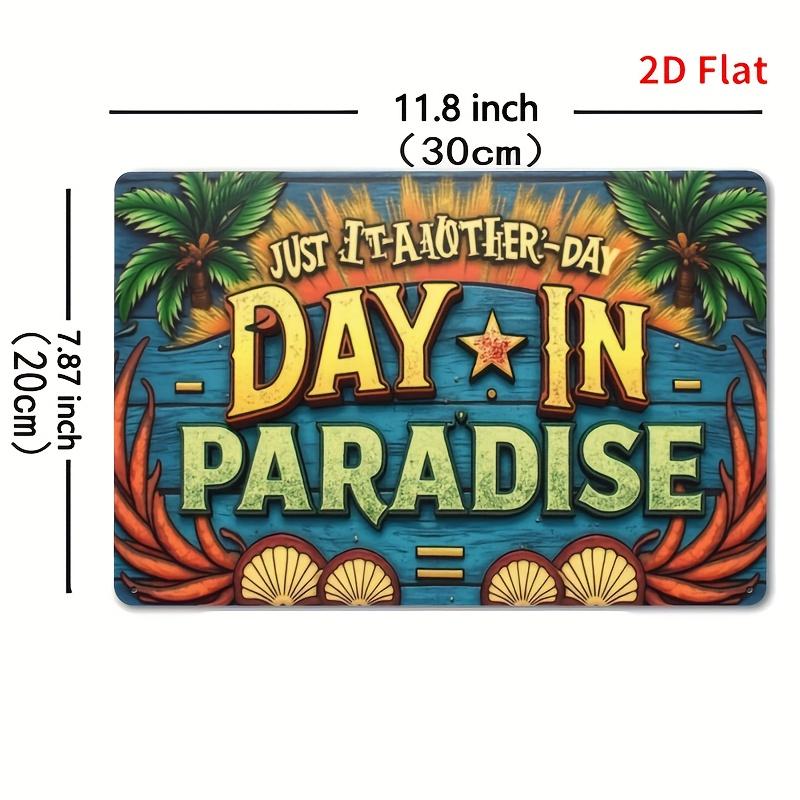 1pc Vintage Tin Sign - Just Another Day in Paradise Retro Wall Art with Tropical Palm Trees & Sunset Design for Room Decor 20x30cm(7.8x11.8inch)
1pc Vintage Tin Sign - Just Another Day in Paradise Retro Wall Art with Tropical Palm Trees & Sunset Design for Room Decor 20x30cm(7.8x11.8inch)