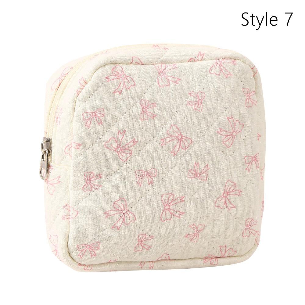 Flower Cartoon Design Sanitary Napkins Bag Compact & Portable Multipurpose Storage Bag Zipper Closure Mini Cosmetic Bag
Flower Cartoon Design Sanitary Napkins Bag Compact & Portable Multipurpose Storage Bag Zipper Closure Mini Cosmetic Bag
