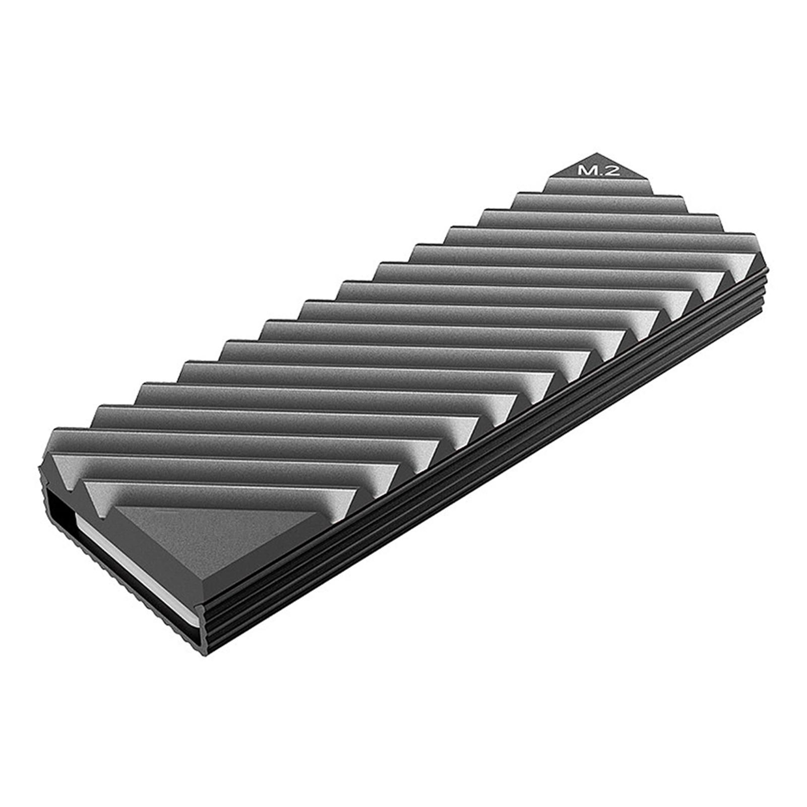 M.2-3 M.2 SSD Heat Sink Aluminum Heat Sink Tool- Design with Thermal Pad for M.2 2280 SSD Grey
M.2-3 M.2 SSD Heat Sink Aluminum Heat Sink Tool- Design with Thermal Pad for M.2 2280 SSD Grey