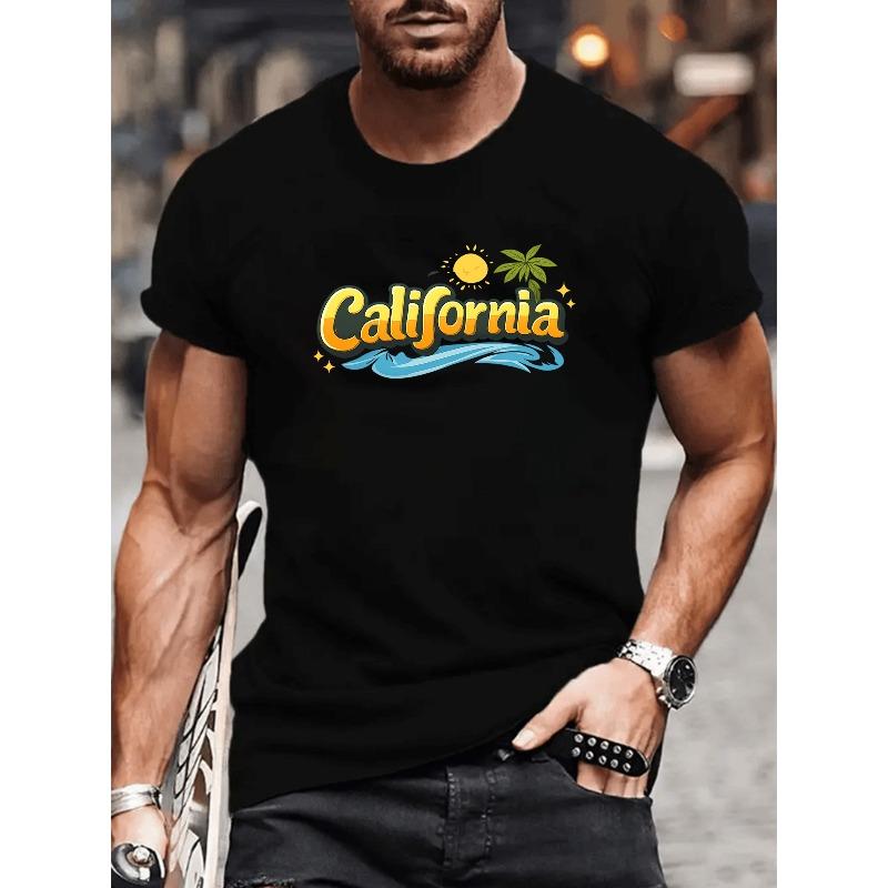 European sizes California Palm Tree Wave Sun Print, Men s Wear, Spring New Release, Short-sleeved Top 4XL чорний
European sizes California Palm Tree Wave Sun Print, Men s Wear, Spring New Release, Short-sleeved Top 4XL чорний