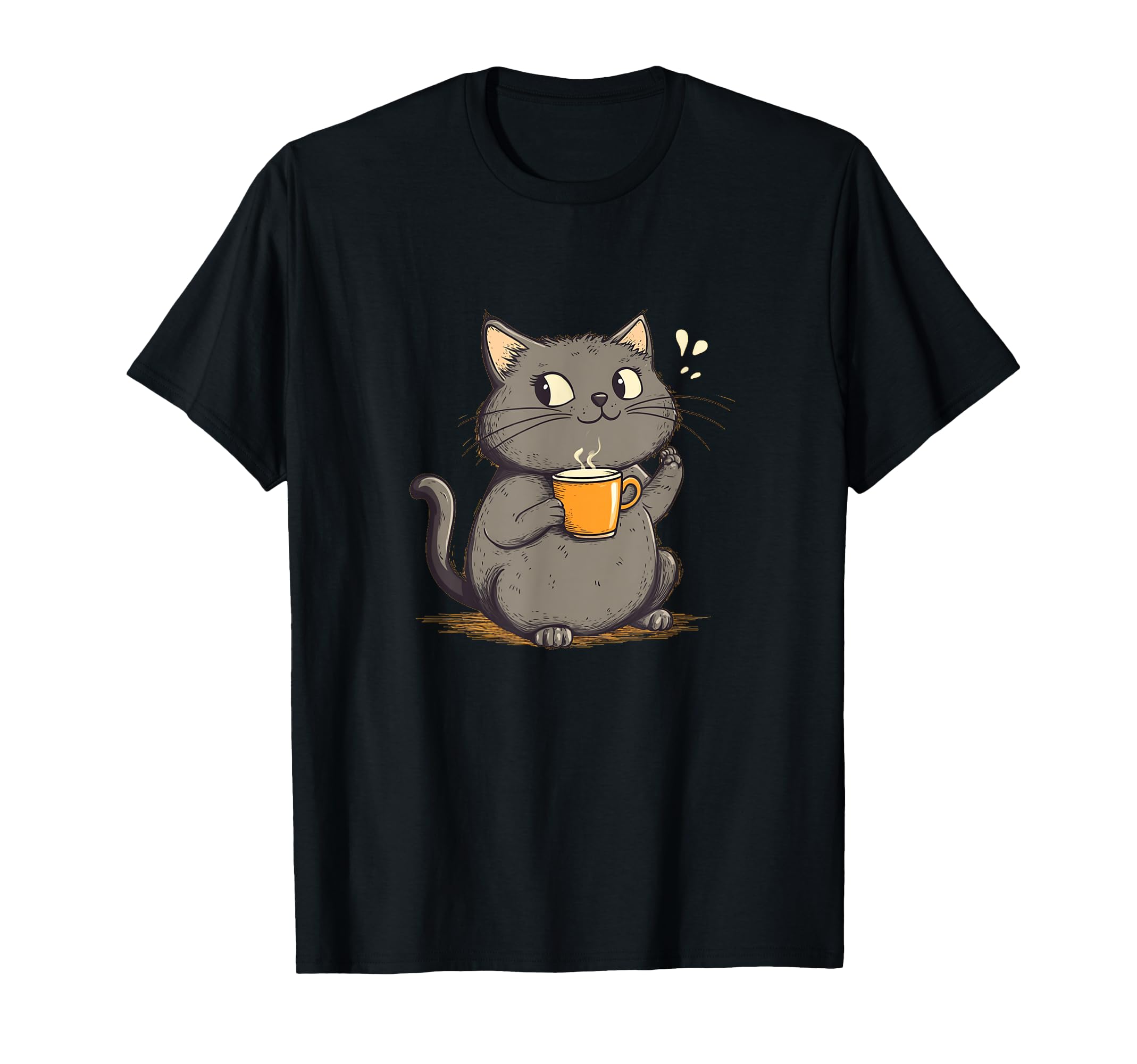 Cute Cat Cup Costume Boys Girls T-shirt чорний 
Cute Cat Cup Costume Boys Girls T-shirt чорний