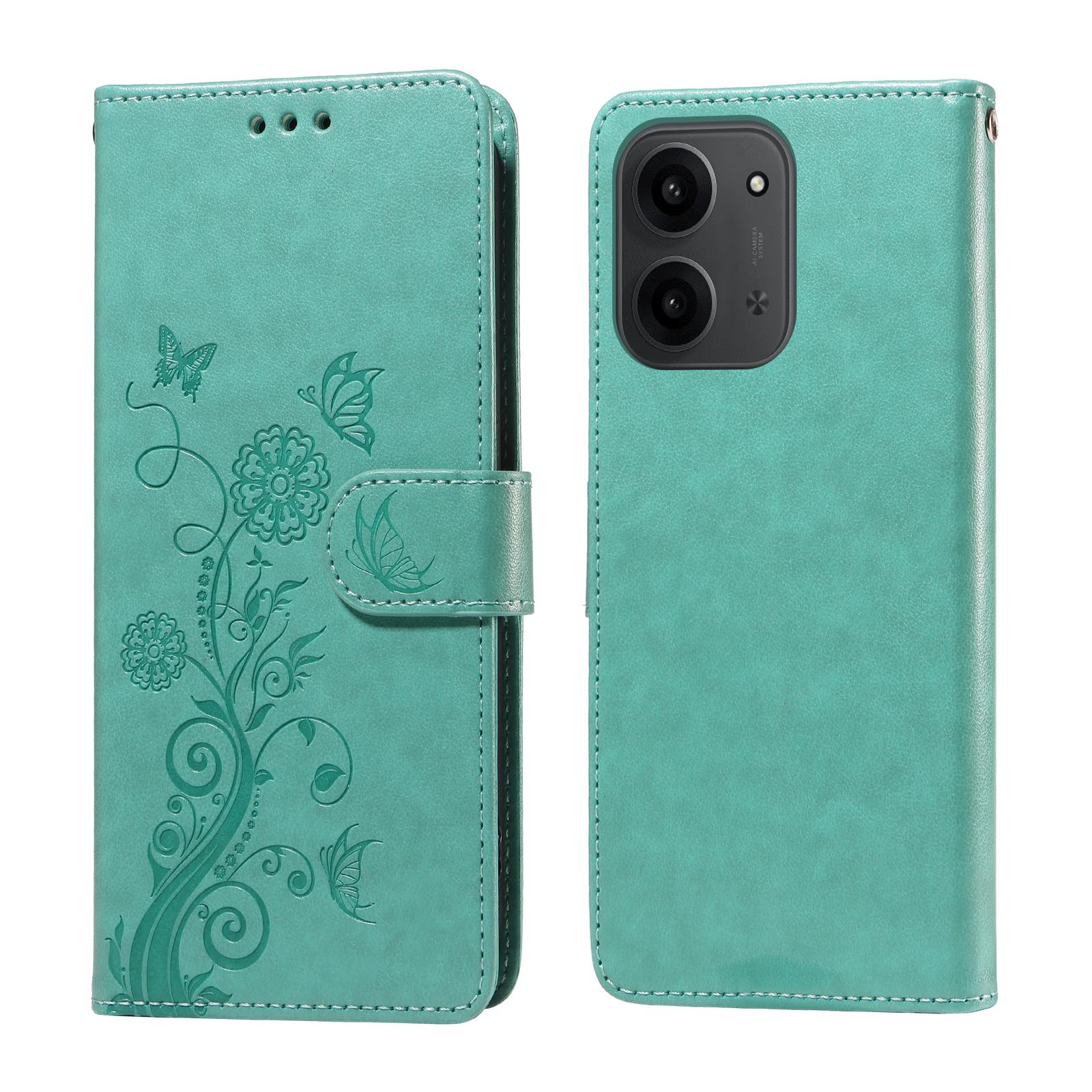 For Xiaomi Poco C85 4G/Xiaomi Redmi 15C 4G (171mm) Leather Case Butterfly Floral Imprint Wallet Stand Cover Green
For Xiaomi Poco C85 4G/Xiaomi Redmi 15C 4G (171mm) Leather Case Butterfly Floral Imprint Wallet Stand Cover Green