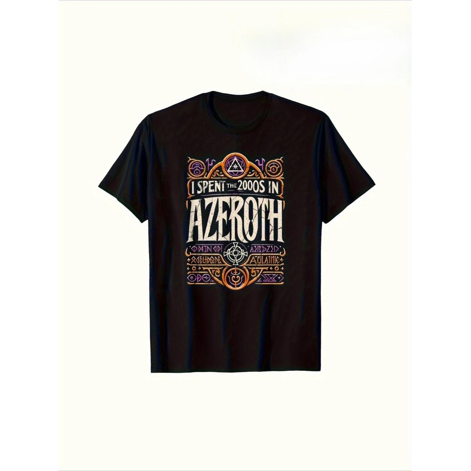 Мужская ретро-футболка Azeroth - _Я Провел 2000-е в Азероте_ Ностальгическая футболка на тему MMORPG Для фанатов Зверей Повседневная S чёрный
Мужская ретро-футболка Azeroth - _Я Провел 2000-е в Азероте_ Ностальгическая футболка на тему MMORPG Для фанатов Зверей Повседневная S чёрный