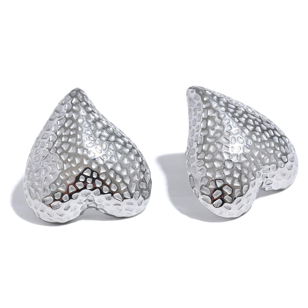 Yhpup Fashion Stainless Steel Heart Romantic Metal Individual Stud Earrings High Quality Charm Waterproof Stylish Jewelry Gift
Yhpup Fashion Stainless Steel Heart Romantic Metal Individual Stud Earrings High Quality Charm Waterproof Stylish Jewelry Gift