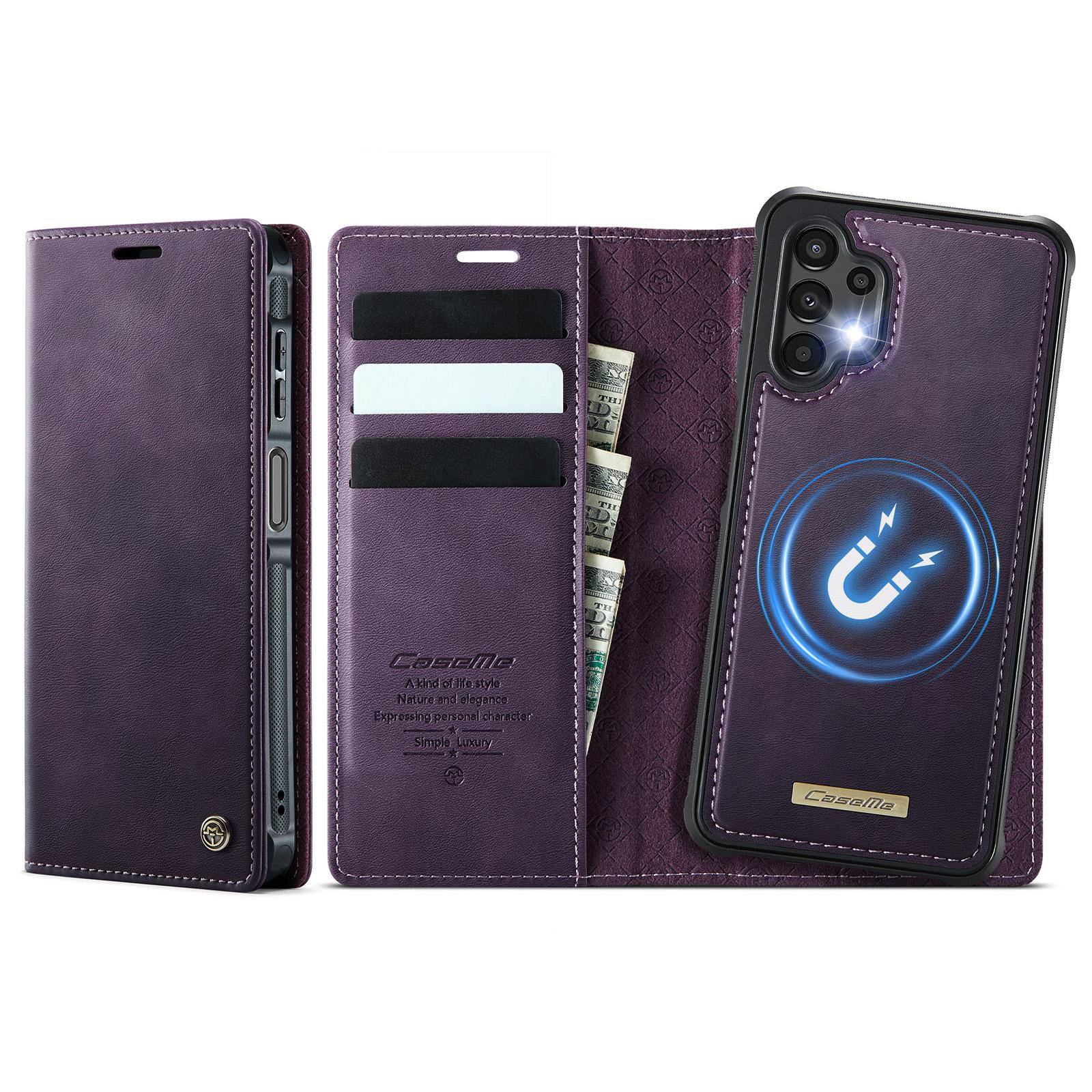 For Samsung Galaxy A13 5G/Galaxy A04s 5G/Galaxy A13 4G Magnetic Case RFID Blocking Detachable Wallet Leather Phone Cover Purple
For Samsung Galaxy A13 5G/Galaxy A04s 5G/Galaxy A13 4G Magnetic Case RFID Blocking Detachable Wallet Leather Phone Cover Purple