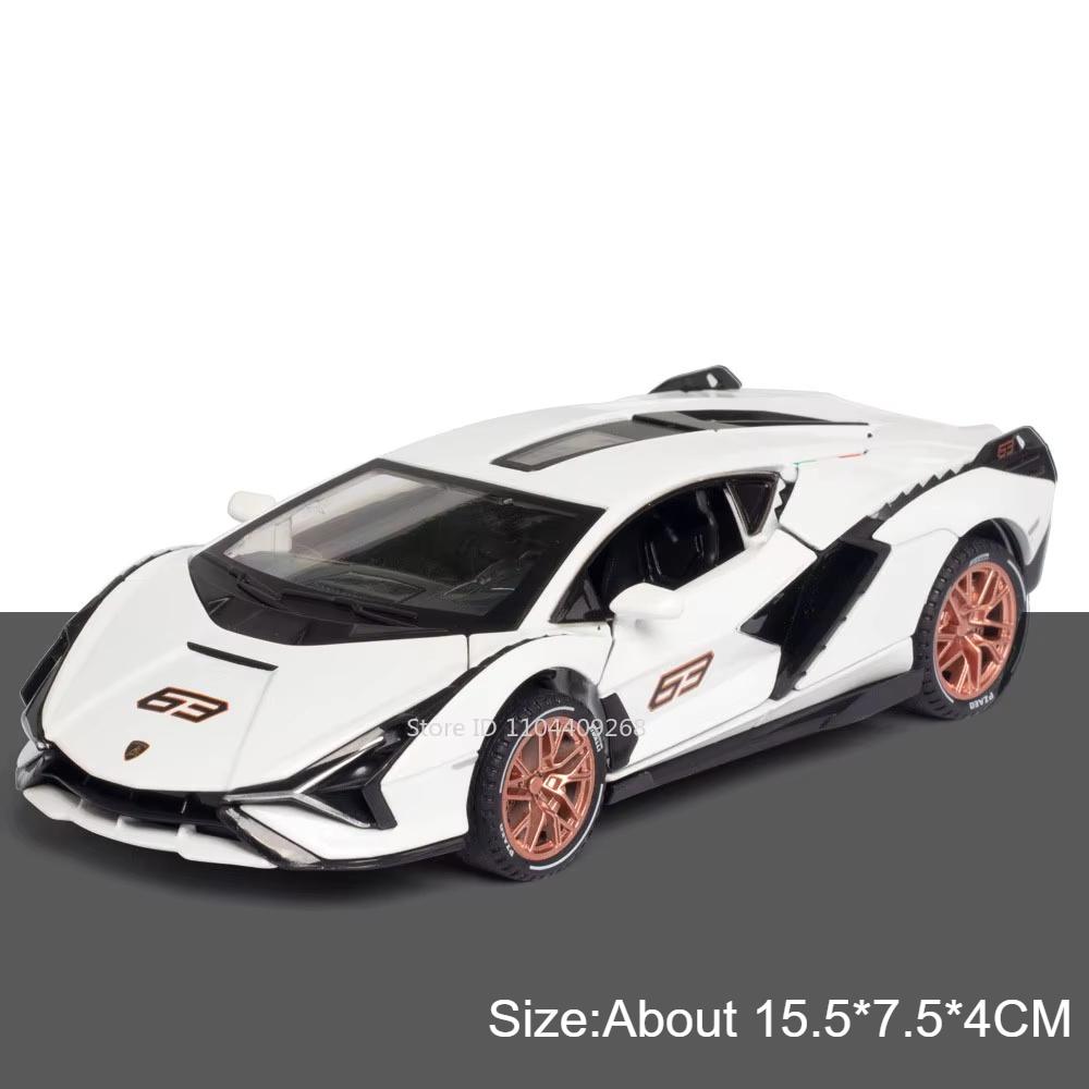 1:32 Scale Lambor Huracan ST EVO Sian Sports Car Model Toy Sound Light Pull Back Simulation Supercar Models Collection Gift Boy
1:32 Scale Lambor Huracan ST EVO Sian Sports Car Model Toy Sound Light Pull Back Simulation Supercar Models Collection Gift Boy