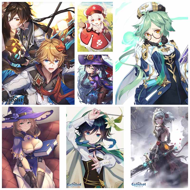 Genshin Impact Series Posters White Paper Anime Girl Poster Mural Home Decor Study Bedroom Bar Cafe Decoration Painting Wall Art Prints 30x21cm
Genshin Impact Series Posters White Paper Anime Girl Poster Mural Home Decor Study Bedroom Bar Cafe Decoration Painting Wall Art Prints 30x21cm