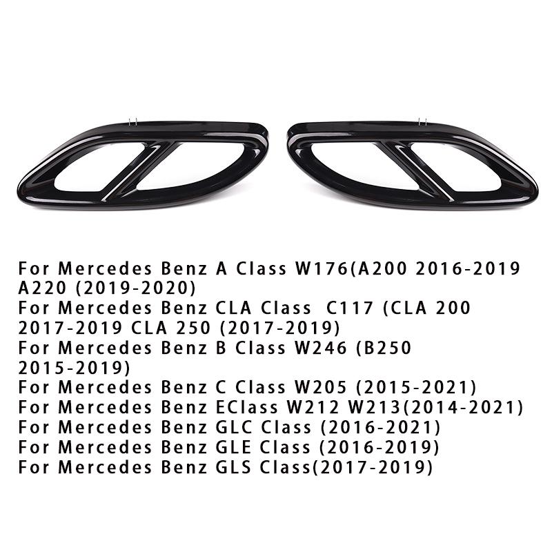 For Mercedes Benz A-Class C-Class E-Class GLC Four Outlet Tailpipe Exhaust Pipe CoverDecoration Modification C-Tailpipe Exhaust Piano Black
For Mercedes Benz A-Class C-Class E-Class GLC Four Outlet Tailpipe Exhaust Pipe CoverDecoration Modification C-Tailpipe Exhaust Piano Black