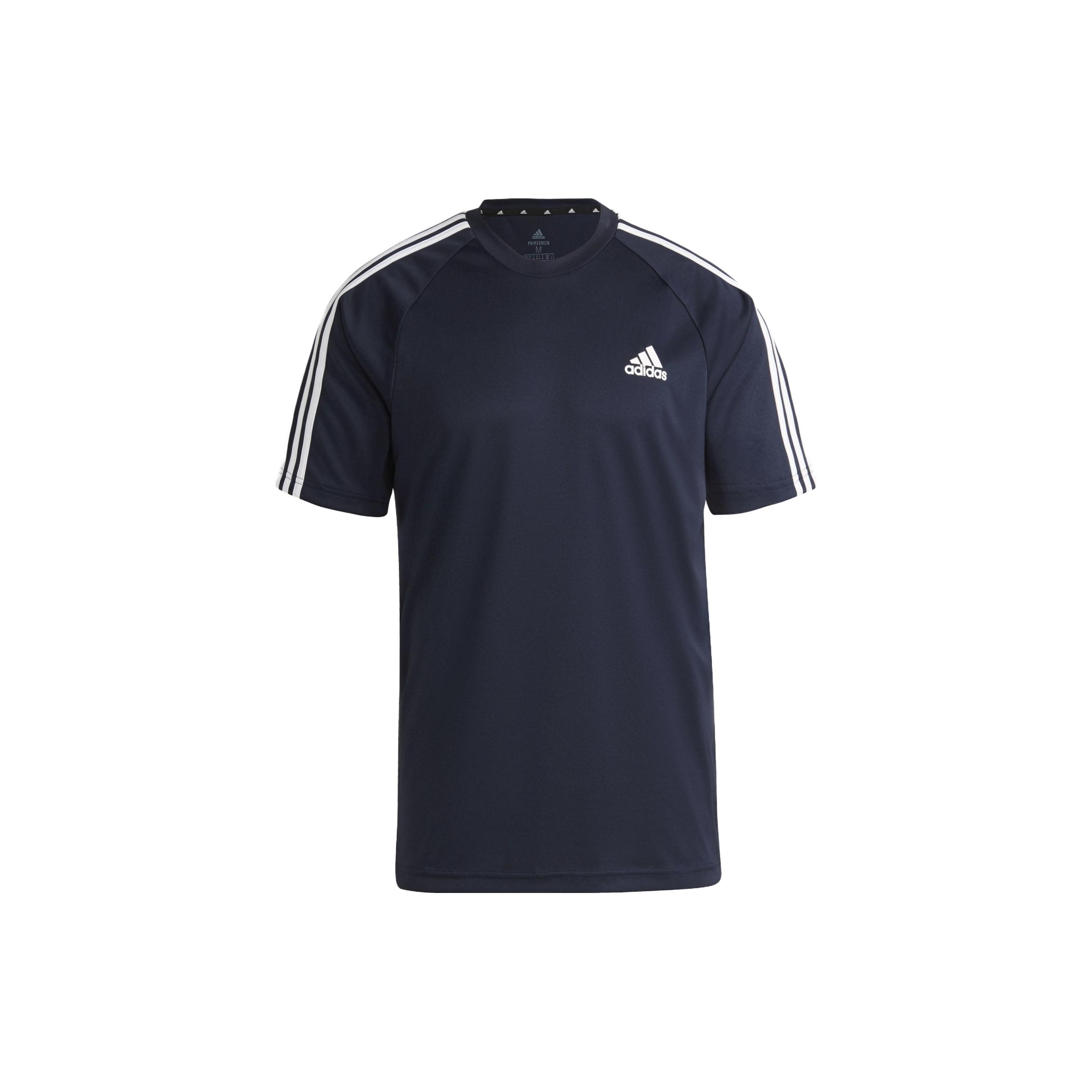 Adidas Logo Stripe Printed Fitted Crew Neck Short Sleeve T-Shirt Men Tops Blue H28899 XXL
Adidas Logo Stripe Printed Fitted Crew Neck Short Sleeve T-Shirt Men Tops Blue H28899 XXL