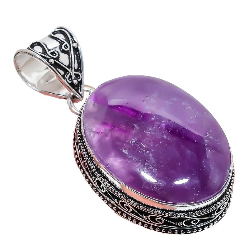 Sage Amethyst Gemstone Handmade 925 Sterling Silver Jewelry Pendant 2.17 AH-879 2.2 фиолетовый
Sage Amethyst Gemstone Handmade 925 Sterling Silver Jewelry Pendant 2.17 AH-879 2.2 фиолетовый