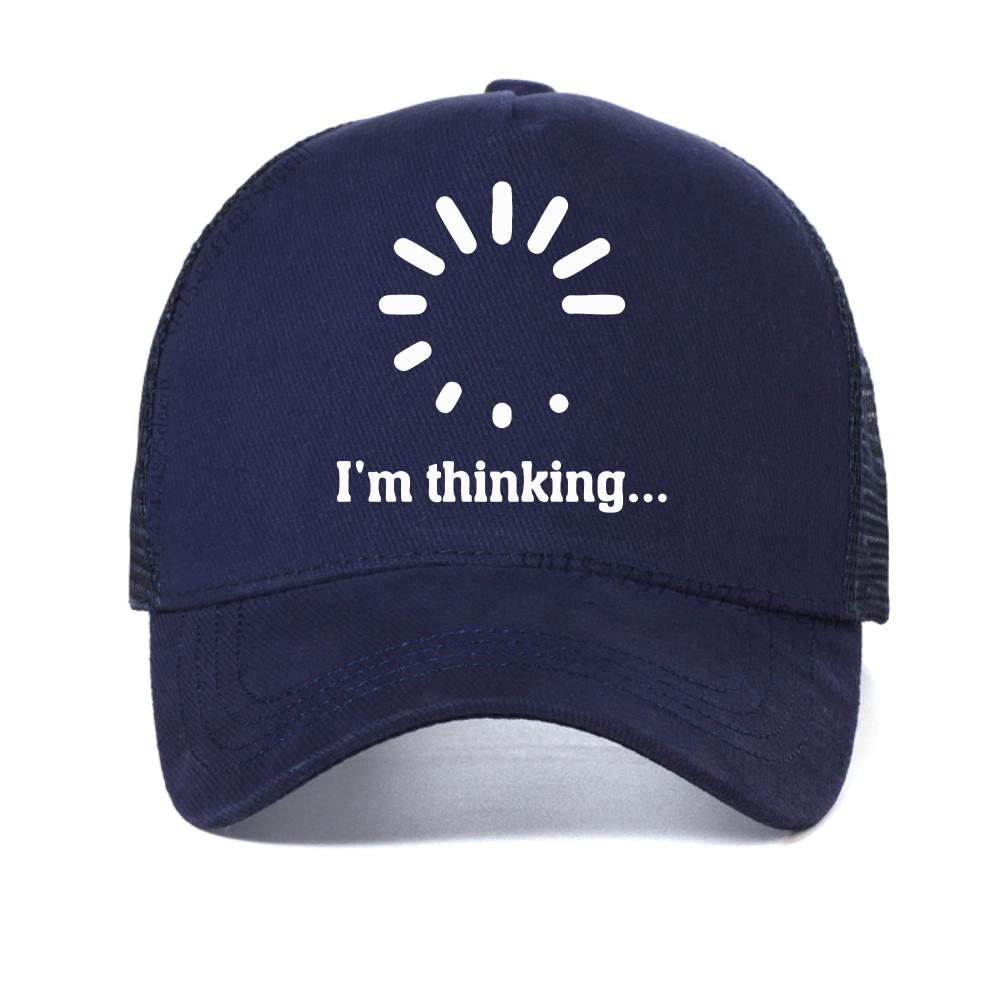 I m Thinking Print baseball cap summer men women casual adjustable sports Trucker hat fashion mesh sun Snapback hats Adjustable темно-синього кольору
I m Thinking Print baseball cap summer men women casual adjustable sports Trucker hat fashion mesh sun Snapback hats Adjustable темно-синього кольору