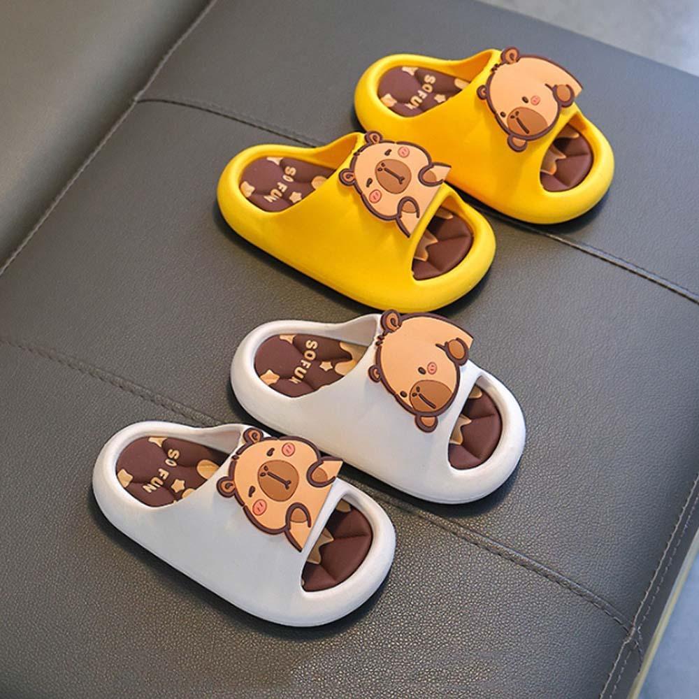 Anti-slip Cartoon Animal Slippers PVC Children s Bathroom Sandals Cute Capybara Slippers Girls 26/27 темный кофе
Anti-slip Cartoon Animal Slippers PVC Children s Bathroom Sandals Cute Capybara Slippers Girls 26/27 темный кофе
