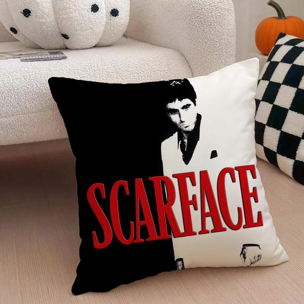 SScarface Cushion Cover Throw Pillow Cover Hidden Button Durable Polyester Chair Cushion 30X30cm
SScarface Cushion Cover Throw Pillow Cover Hidden Button Durable Polyester Chair Cushion 30X30cm