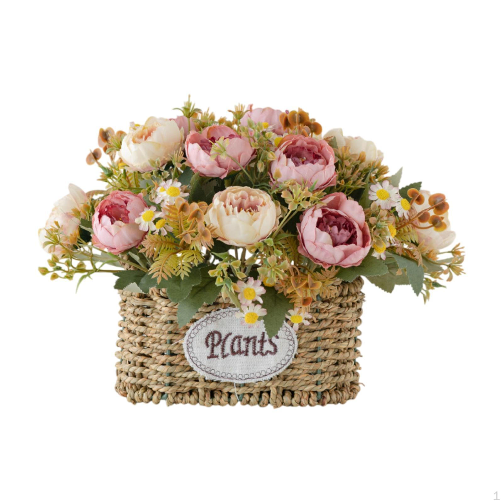 Artificial Floral Arrangement in Basket for Home And Event Decoration, Centerpiece Office розовый
Artificial Floral Arrangement in Basket for Home And Event Decoration, Centerpiece Office розовый