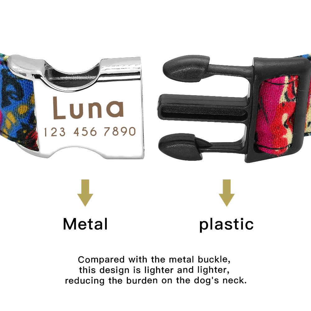 Fashion Print Custom Pet Dog Collar Leash Set Personalized Dog Collars and Leash Engrave Name Lead for Small Medium Large Dogs S
Fashion Print Custom Pet Dog Collar Leash Set Personalized Dog Collars and Leash Engrave Name Lead for Small Medium Large Dogs S