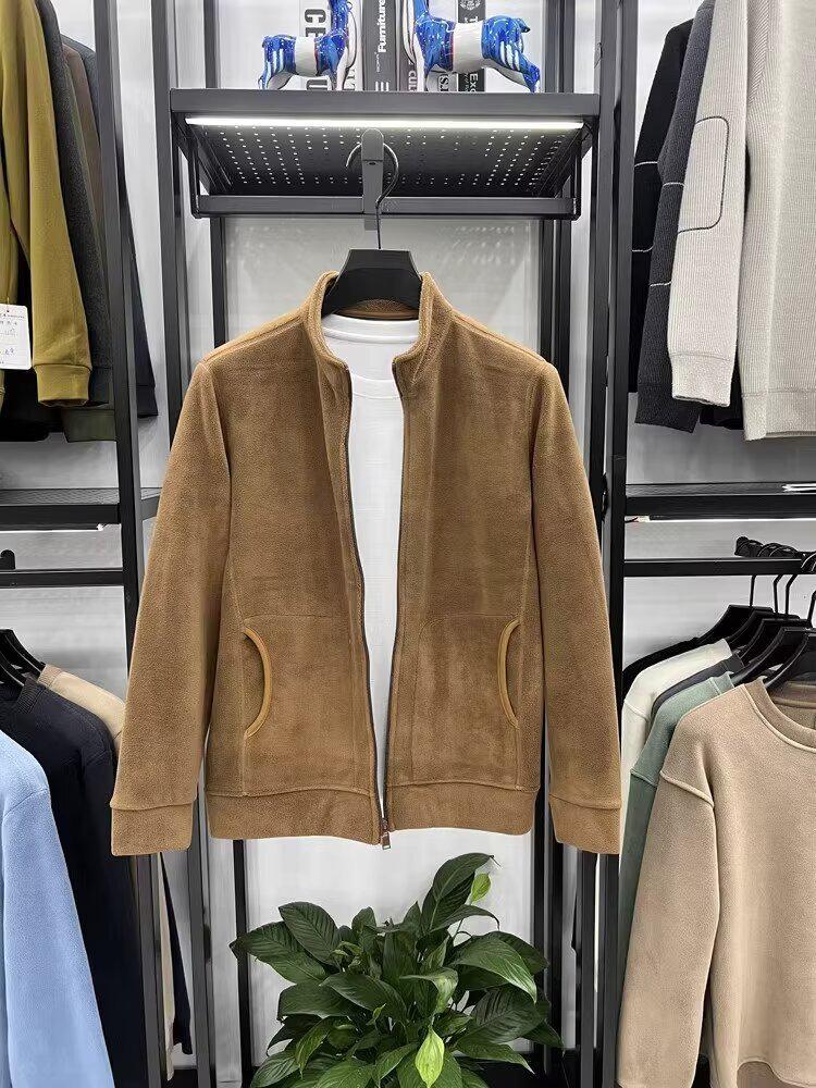 Мужской кардиган на молнии с воротником-стойкой - теплая флисовая куртка для осени/зимы 2XL кофейный
Мужской кардиган на молнии с воротником-стойкой - теплая флисовая куртка для осени/зимы 2XL кофейный