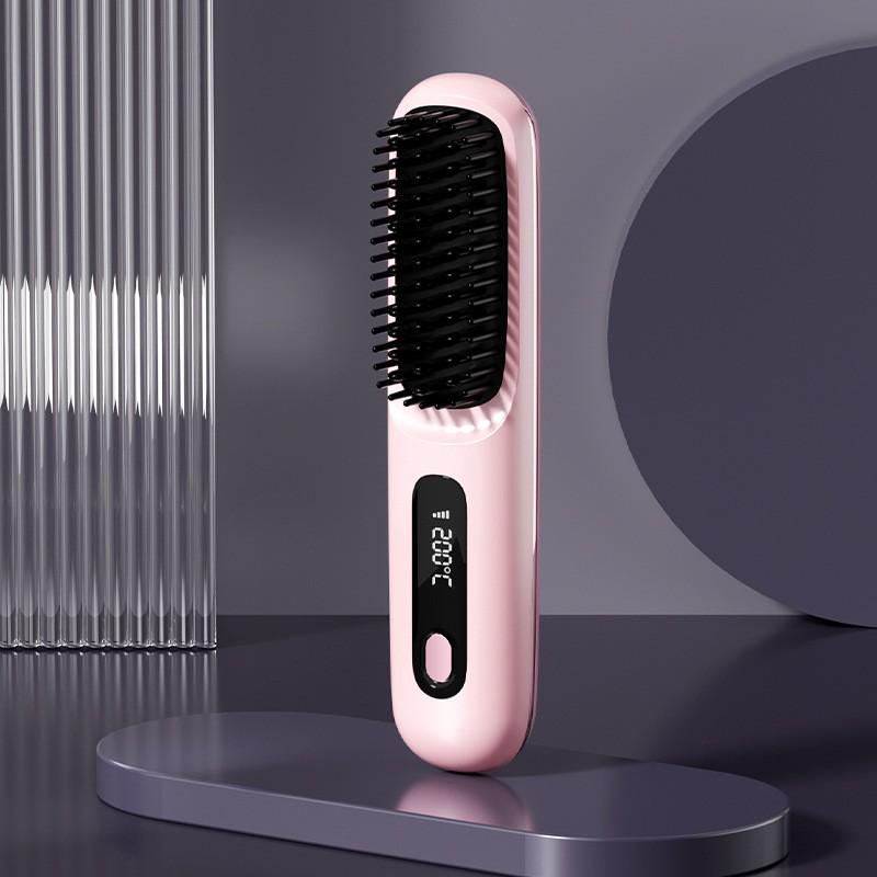 Portable Rechargeable Ionic Hair Straightening Comb
Portable Rechargeable Ionic Hair Straightening Comb
