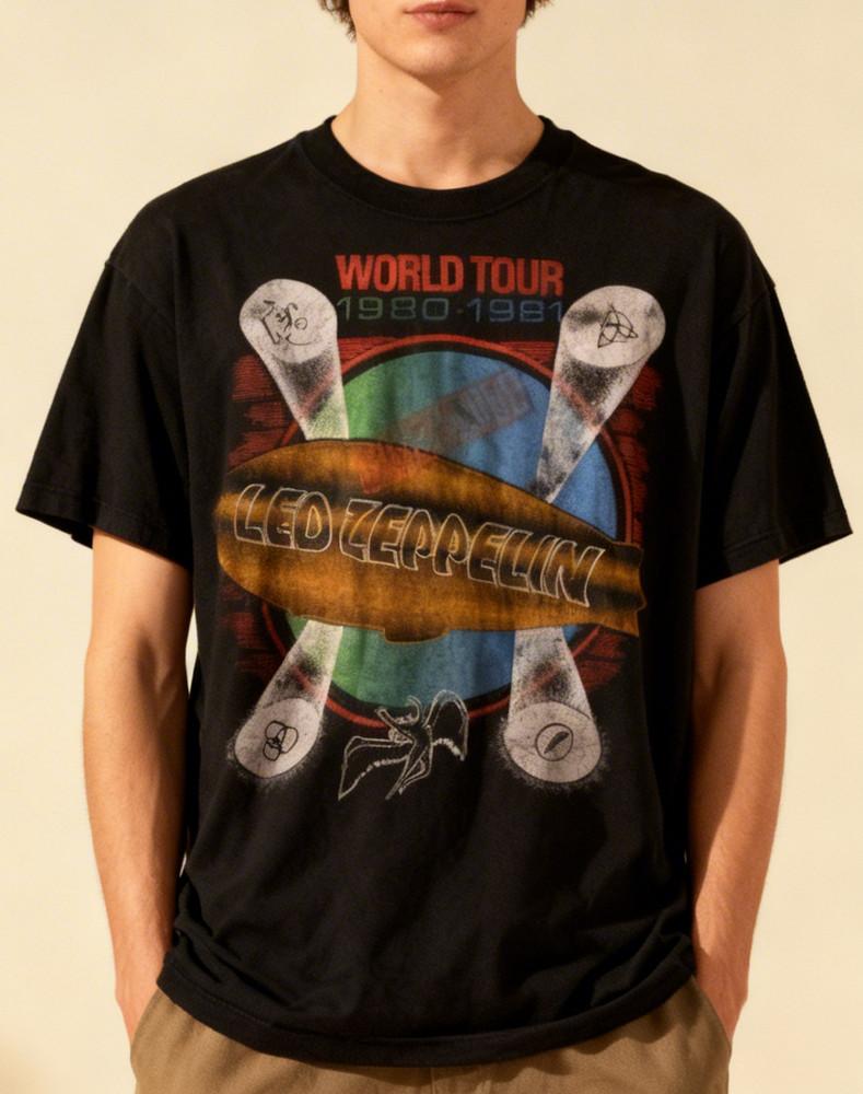 Led Zeppelin World Tour 1980 1981 basic black Unisex T shirt S5XL NWT Unisex T-Shirt S
Led Zeppelin World Tour 1980 1981 basic black Unisex T shirt S5XL NWT Unisex T-Shirt S