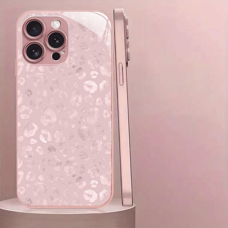 Fashion Leopard Print Pattern Metallic Paint Glass Hard Phone Case For iPhone 17Air 16 17 Pro Max 11 12 13 14 15 Plus 16E Cover iPhone 16 Pro
Fashion Leopard Print Pattern Metallic Paint Glass Hard Phone Case For iPhone 17Air 16 17 Pro Max 11 12 13 14 15 Plus 16E Cover iPhone 16 Pro
