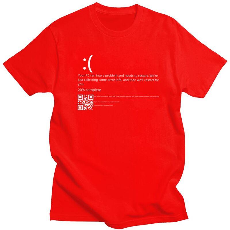 Funny Blue Screen Of Death Geek Halloween Party Graphic T Shirts Men Tshirts Streetwear Tee100 Cotton Slim Fit Tshirts S
Funny Blue Screen Of Death Geek Halloween Party Graphic T Shirts Men Tshirts Streetwear Tee100 Cotton Slim Fit Tshirts S