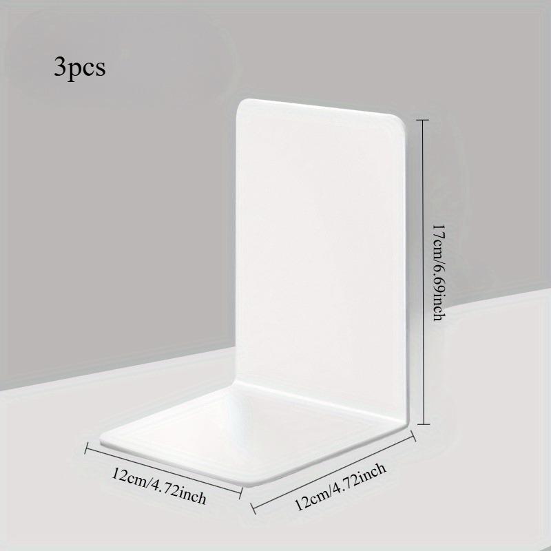Set of 3 L-Shaped Book Holders/Desktop Organizer for Books/Shelf Protector/Desktop Book Storage Solution
Set of 3 L-Shaped Book Holders/Desktop Organizer for Books/Shelf Protector/Desktop Book Storage Solution