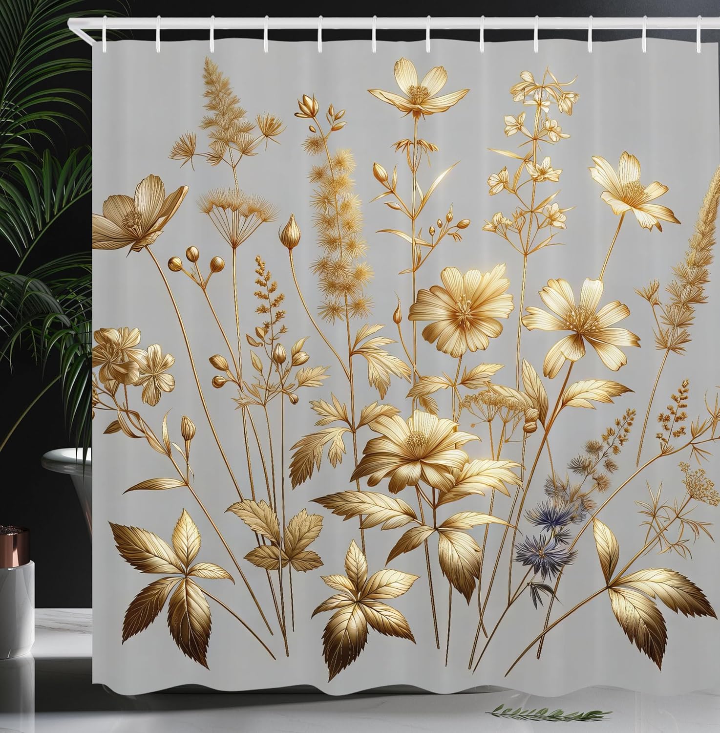 Floral Plant Theme Vintage Shower Curtain Vine Green Leafy Peacock Fabric Bathroom Decorative Shower Curtain with Hook W150xH180cm
Floral Plant Theme Vintage Shower Curtain Vine Green Leafy Peacock Fabric Bathroom Decorative Shower Curtain with Hook W150xH180cm