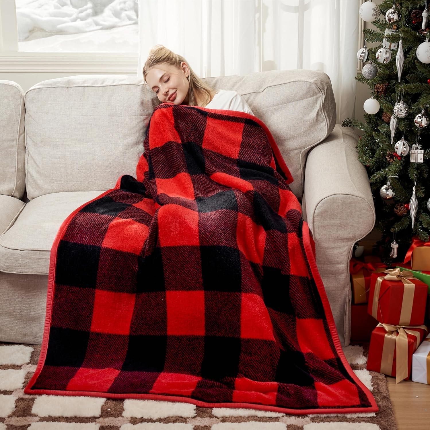 Christmas Throw Blanket Soft Flannel Christmas Blanket Warm Plush Holiday Decor Throw - Winter Cozy Present Throw for Couch 30x40in
Christmas Throw Blanket Soft Flannel Christmas Blanket Warm Plush Holiday Decor Throw - Winter Cozy Present Throw for Couch 30x40in