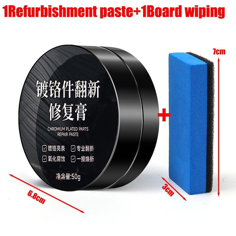 Chrome Plated Parts Rust Remover Car Decorative Strips Electroplating Repair Paste Metal Oxidation Removal Refurbishment Agent
Chrome Plated Parts Rust Remover Car Decorative Strips Electroplating Repair Paste Metal Oxidation Removal Refurbishment Agent