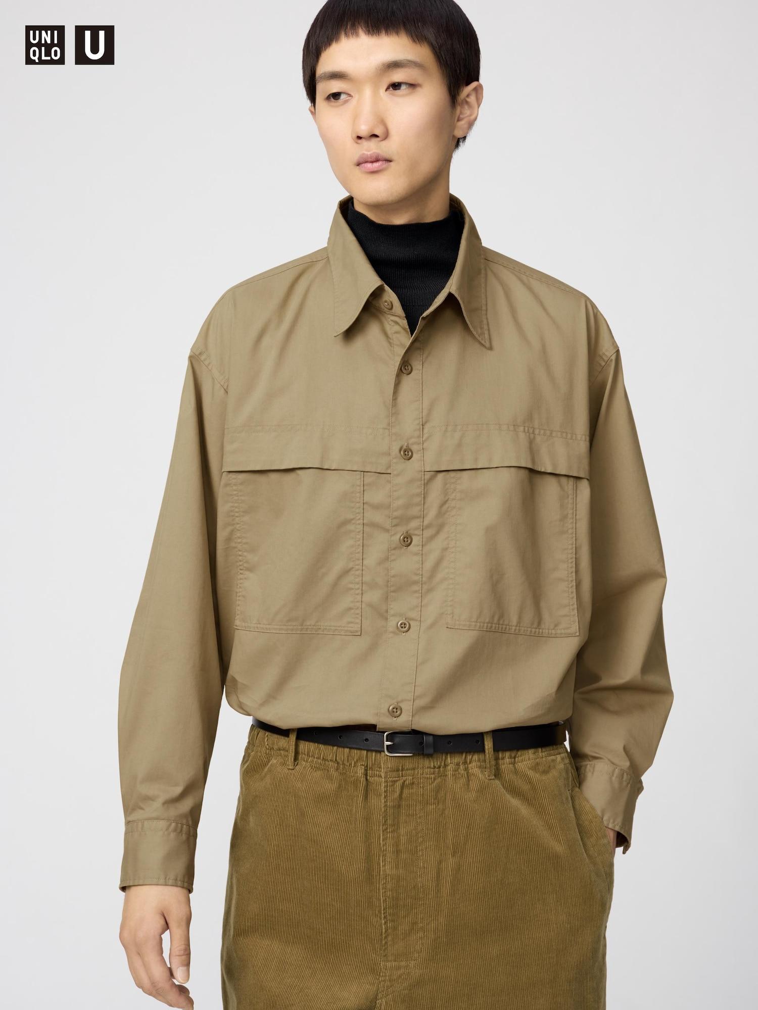 Uniqlo Рубашка оверсайз в стиле милитари с длинным рукавом 33 KHAKI/UNISEX 4XL
Uniqlo Рубашка оверсайз в стиле милитари с длинным рукавом 33 KHAKI/UNISEX 4XL
