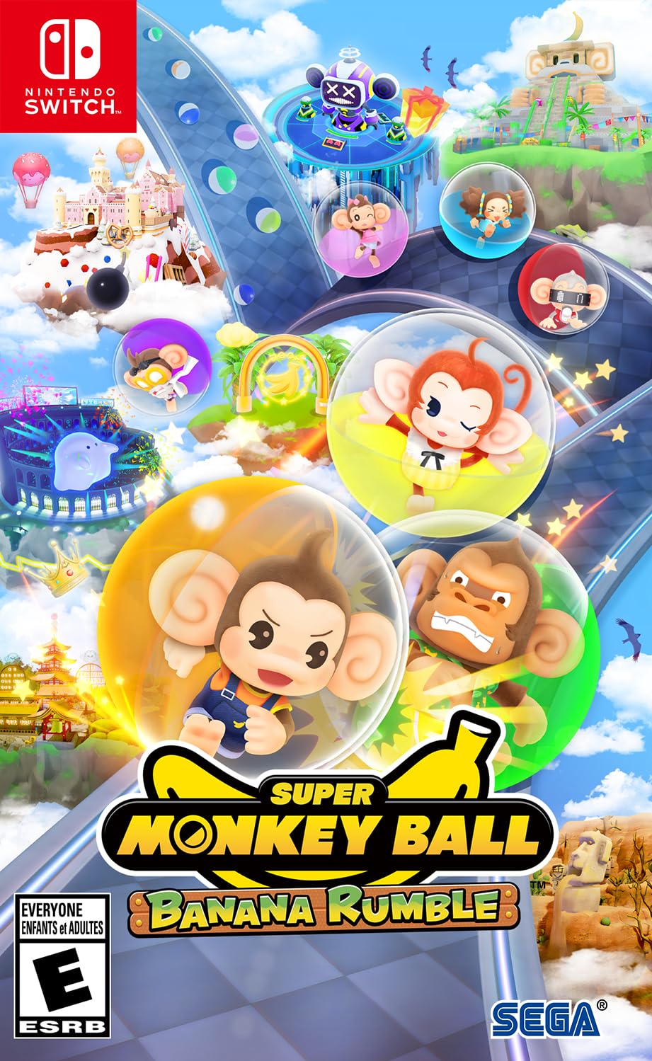 Super Monkey Ball Banana Rumble Launch North Switch (Імпортна версія Америка) – червоний
Super Monkey Ball Banana Rumble Launch North Switch (Імпортна версія Америка) – червоний