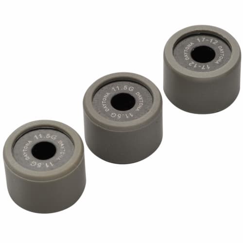 Daytona Motorcycle DWR Weight Roller 17 x 12mm 11.5g No direction specified Set of 3 90502
Daytona Motorcycle DWR Weight Roller 17 x 12mm 11.5g No direction specified Set of 3 90502