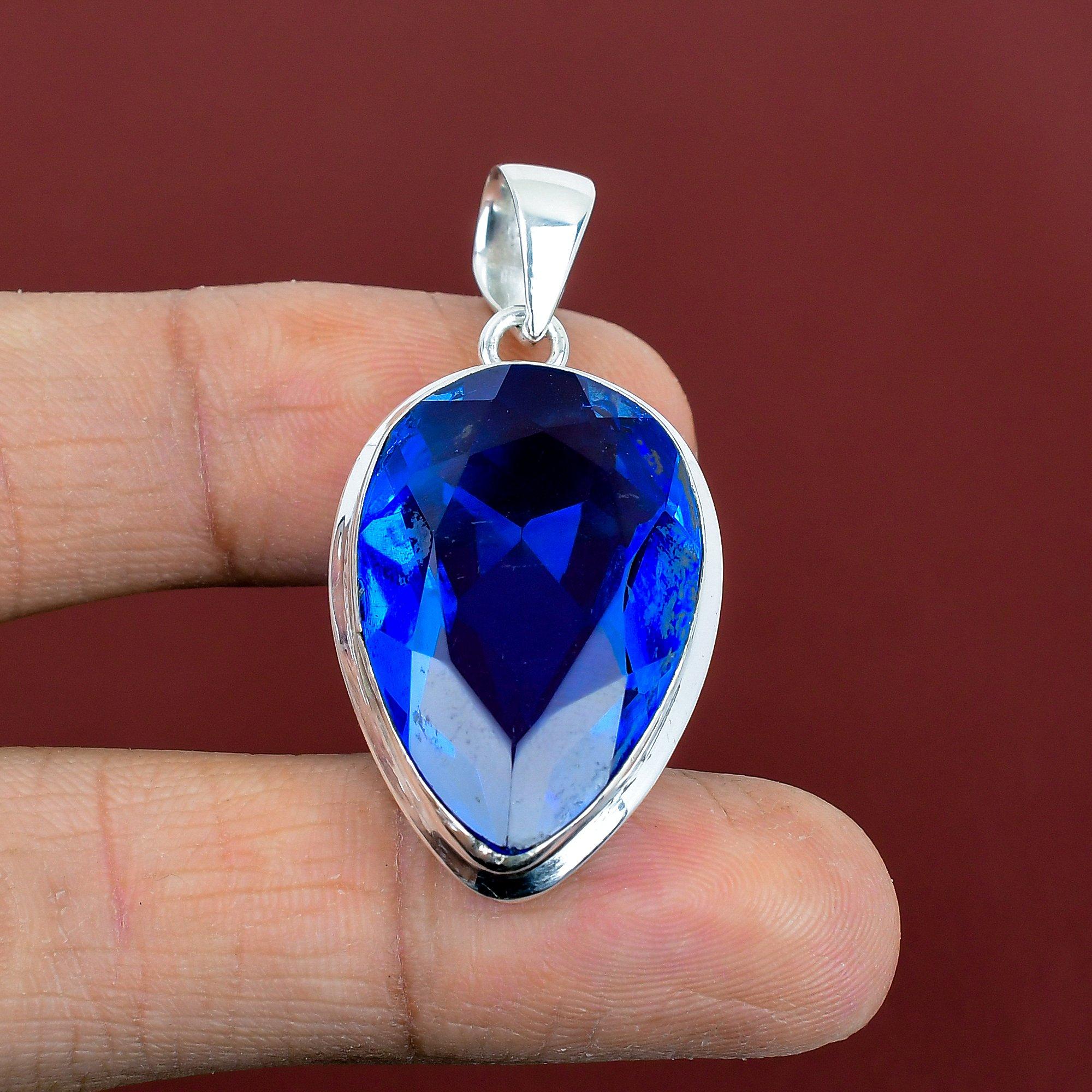 Faceted tanzanite quartz pendant gemstone pendant 925 sterling silver pendant handmade brand new jewelry healing stone pendant gifts for her
Faceted tanzanite quartz pendant gemstone pendant 925 sterling silver pendant handmade brand new jewelry healing stone pendant gifts for her
